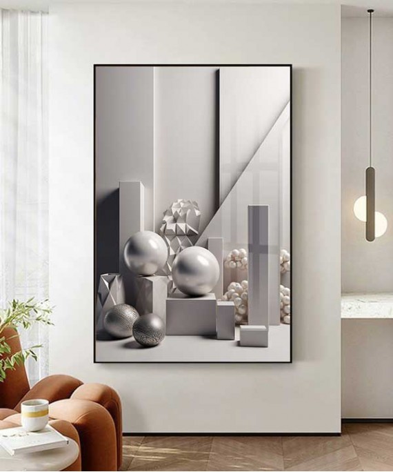 Black Frame 60*90 Cm Crystall Porsalein Painting Turkish Style For Living Room